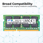 Laptop RAM — Samsung DDR2 / DDR3 / DDR3L SO-DIMM (2/4/8GB)